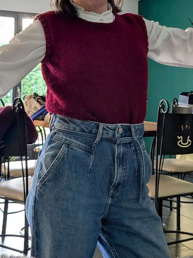 Pull sans manches, College days de Drop Designs